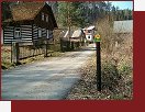 Znaka sprvy CHKO esk rj: Cesta jen pro p (Panenka)
