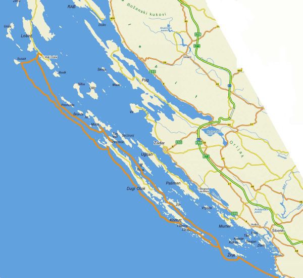 Chorvatsko na jacht