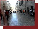 Dubrovnik, drah auta v centru msta