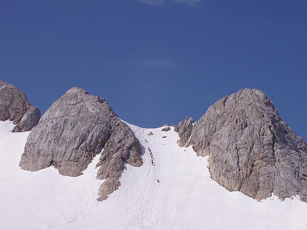Dachstein, okrun tra