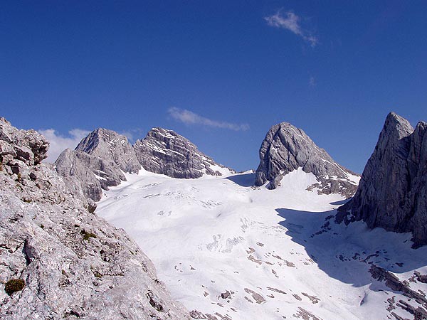Dachstein, okrun tra