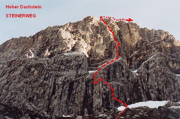 Dachstein, jin stna, cesta Steinerovch