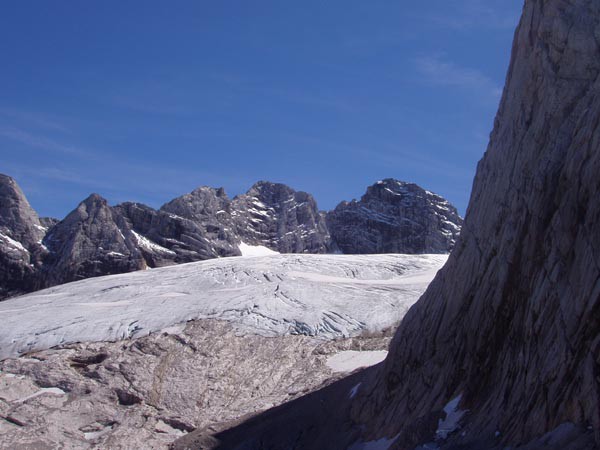 Dachstein, skaln lezen u Admkovy chaty
