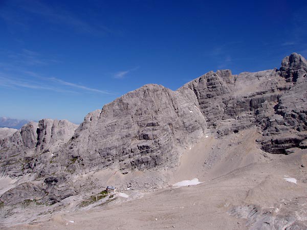 Dachstein, skaln lezen u Admkovy chaty