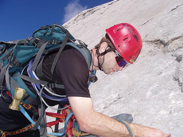 Dachstein, skaln lezen u Admkovy chaty