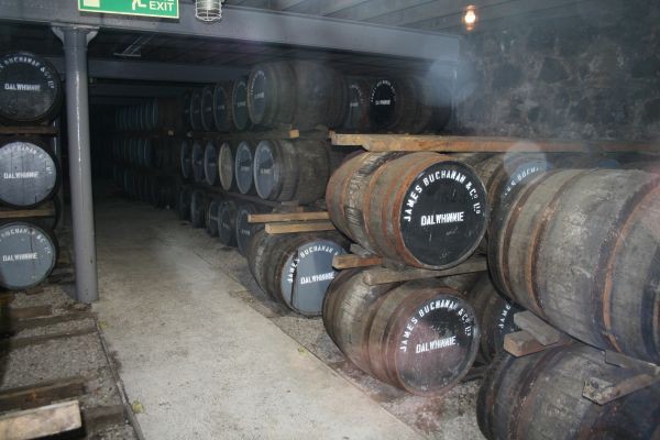 Skotsko, palrna whisky Dalwhinnie