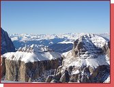 Dolomity. Sass Pordoi. 