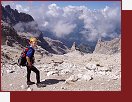 Brenta, bval ledovec u Bocca del Tuckett