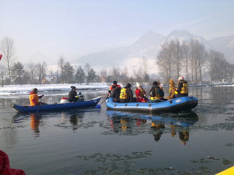 Dunajec, zimn splav 2012 - Horydoly.cz 