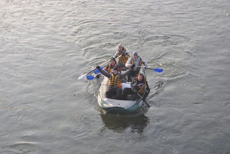 Dunajec, zimn splav 2012 - Horydoly.cz 