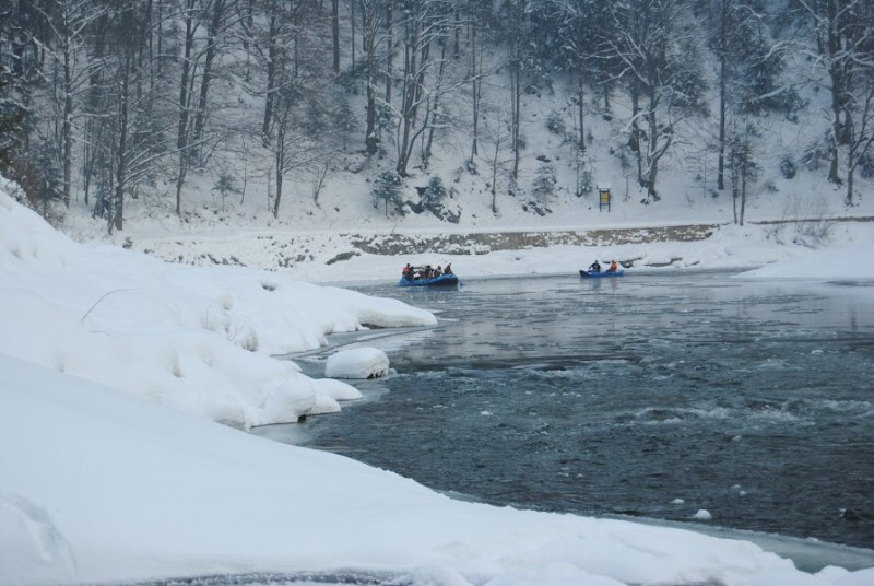 Dunajec, zimn splav 2012 - Horydoly.cz 