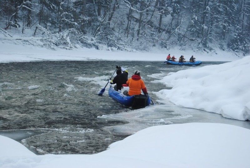 Dunajec, zimn splav 2012 - Horydoly.cz 