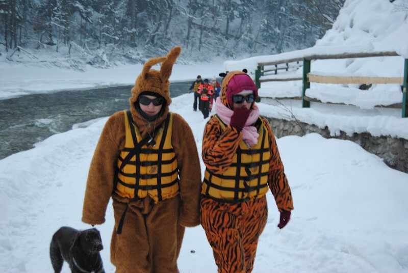 Dunajec, zimn splav 2012 - Horydoly.cz 