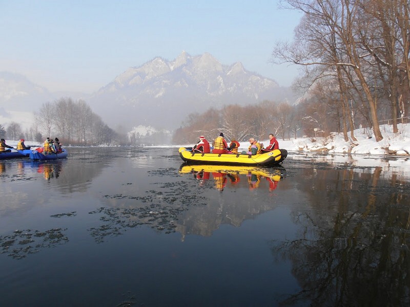 Dunajec, zimn splav 2012 - Horydoly.cz 