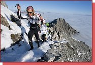 Vstup na Ortler. Dynafit X4.  