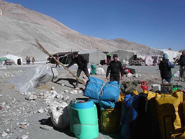 Mount Everest, nstup do stny