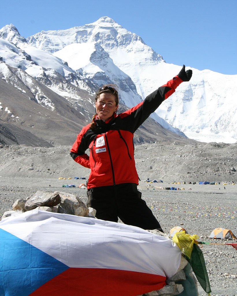 Klra Polkov na Mount Everest