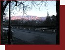 eneva, horsk masv Saleve v podveer
