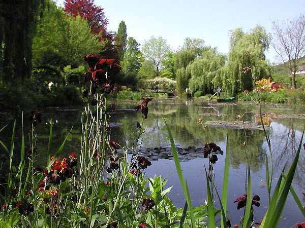 Francie, Giverny, vila a zahrada Claude Monet 