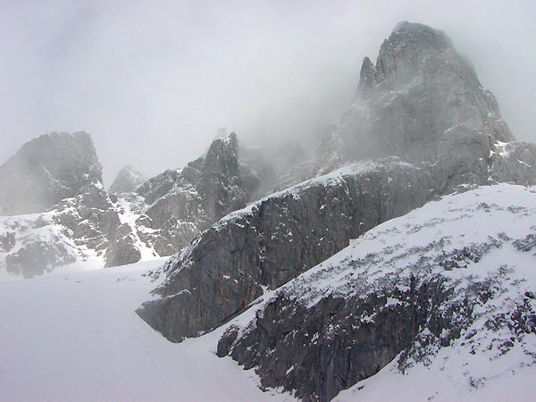 Gosaukamm a Osterhorngruppe, skialpinismus