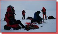 Hardangervidda. Caffee break, prison break pijde a za mnoho dn 