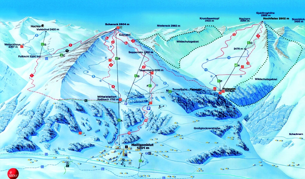 Heiligenblut, Schareck, freeriding