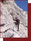 Dachstein, sestup po fert z Schreiberwand