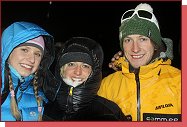 Ice Climbing World Cup Kirov 2010. Zleva Lucie Hrozov, Angelika Rainerov a Markus Bendler 