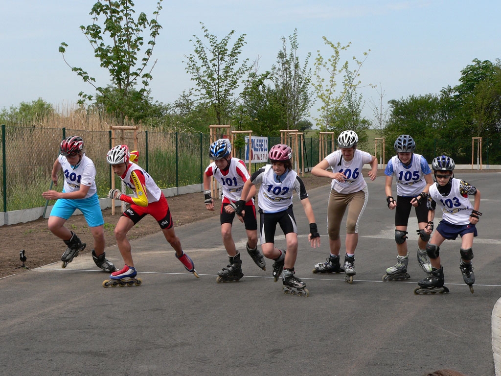 Bchovice, drha na inline bruslen