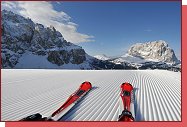 Jin Tyrolsko. Rann manestr na sjezdovce Sella Ronda 