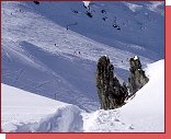 Kaprun, sjezdovka doj�d� na H�uslalm 