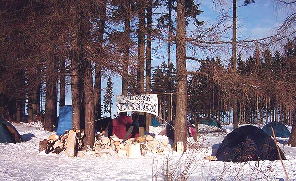 Kozlovsk kopec, zimn tboen 2004