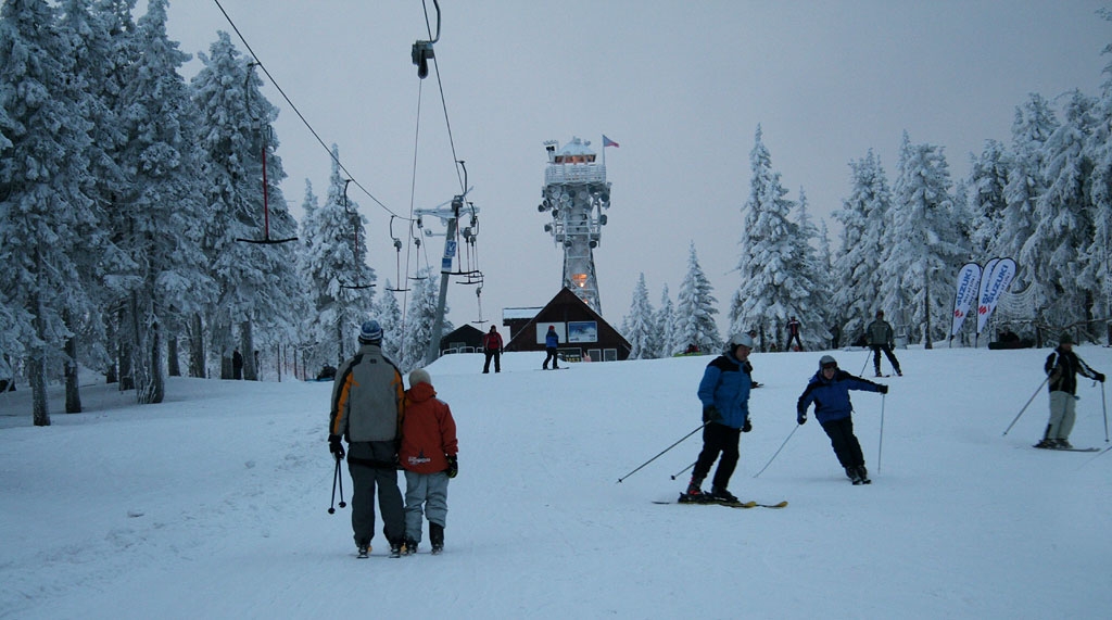 Krkonoe, ern hora, 6.1.2008