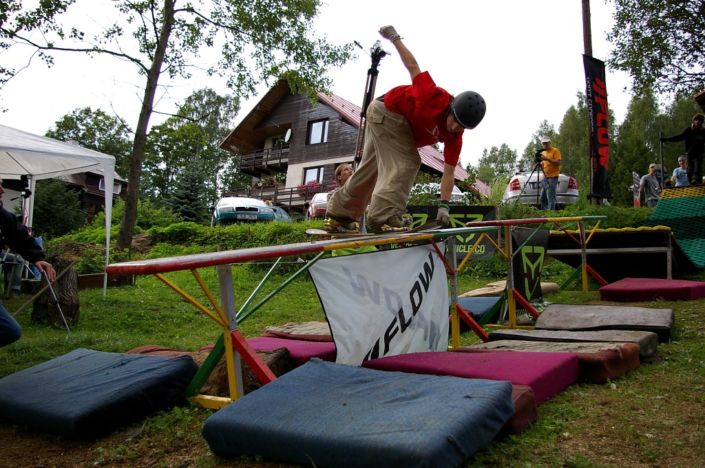 Krkonoe, Harrachov, jibbing u Doda