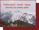 Krkonoše, Obří důl, lavina 17.4.2005
