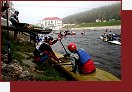 Pprava ke startu pod pehradou Lipno 2