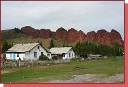 Kyrgyzstn, Tereskej Alatau. Skla nazvan Sedm bk 