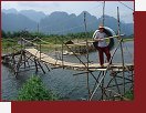 Laos, eka Nam Song, most