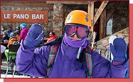 Les2Alpes, oblíbený bar aprés ski Toura 