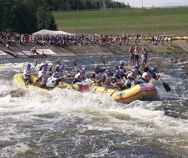 Lipno, mistrovstv svta v raftingu 2003