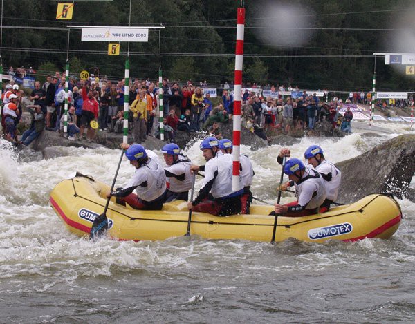 Lipno, mistrovstv svta v raftingu 2003