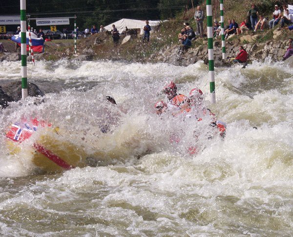 Lipno, mistrovstv svta v raftingu 2003