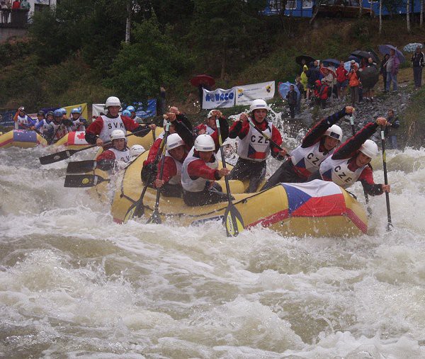 Lipno, mistrovstv svta v raftingu 2003