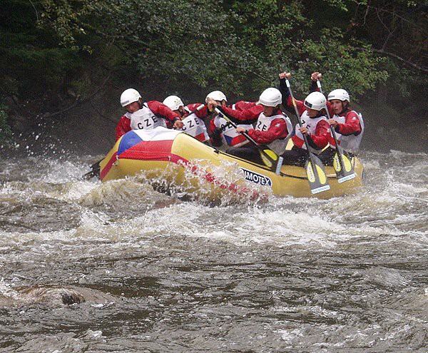 Lipno, mistrovstv svta v raftingu 2003