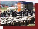 Lipno, timbersports, pprava zvodu