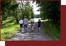 Lohhuser, vchzme do vesnice - vlevo i vpravo stly domy 