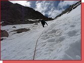 Longs Peak, sestup kulorem Through 