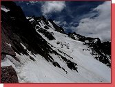 Longs Peak, pohled zpt ke kuloru Through 
