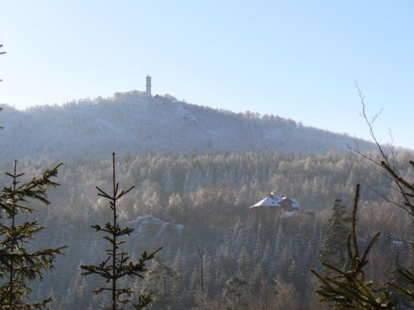 Luick hory / Zittauer Gebirge v zim