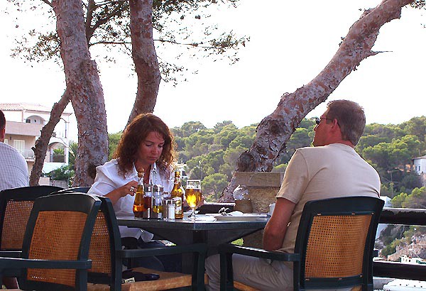Mallorka, koupn v moi